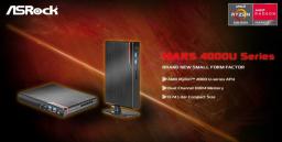 华擎发布紧凑型PC - Mars 4000U系列 支持双通道DDR4-3200MHz内存