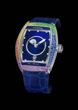 Cvstos推出钻石和蓝宝石Re-Belle月相腕表