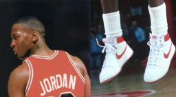 迈克尔乔丹首次亮相NBA运动鞋可能会在拍卖会上拍出200万美元